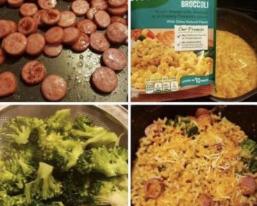 Cheesy Smoked Sausage Broccoli Pasta Delight