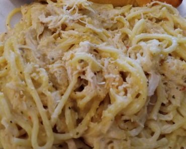 Creamy Crockpot Angel Pasta