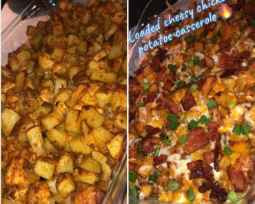 Loaded Cheesy Chicken Potato Casserole