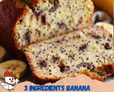 3 Ingredients Banana Bread