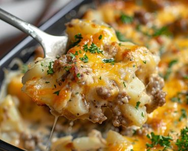 Cheesy Hamburger Potato Casserole