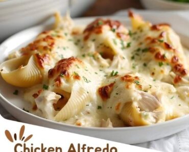 Chicken Alfredo Stuffed Shells