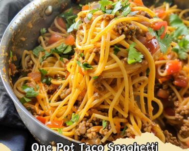 One Pot Taco Spaghetti