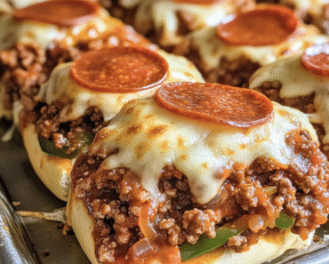 Pepperoni Pizza Sloppy Joes