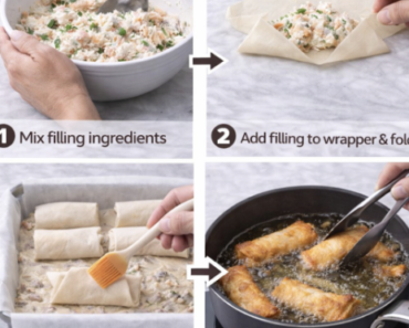 Crab Rangoon Egg Rolls