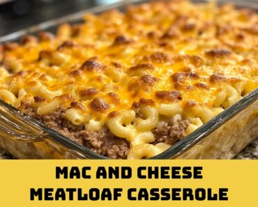 Mac and Cheese Meatloaf Casserole