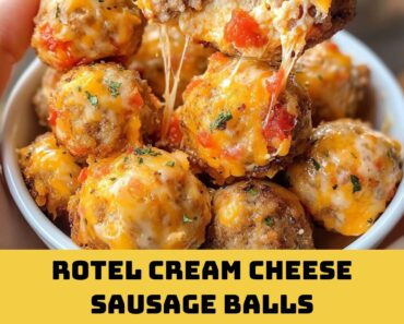 Rotel Cream Cheese Sausage Balls