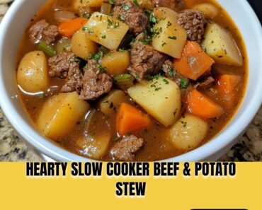 Hearty Slow Cooker Beef & Potato Stew