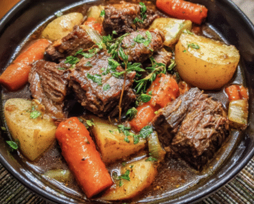 Hearty Slow Cooker Beef & Potato Stew