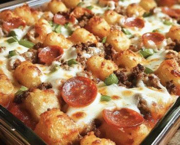 TATER TOT PIZZA CASSEROLE