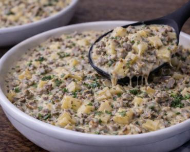 Crockpot Creamy Potato & Hamburger Soup recipe Crockpot Creamy Potato & Hamburger Soup recipe