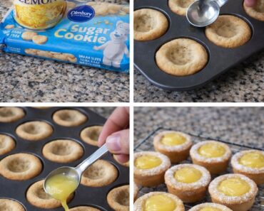 Lemon Cookie Cups Lemon Cookie Cups