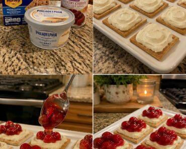 Mini Cherry Cheesecakes Mini Cherry Cheesecakes