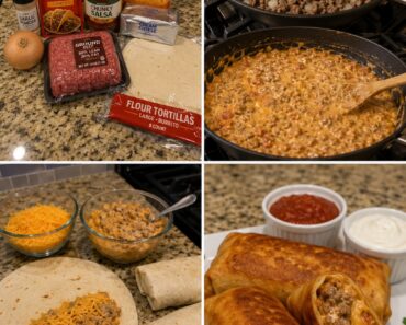 Beef Cheese Chimichangas Beef Cheese Chimichangas
