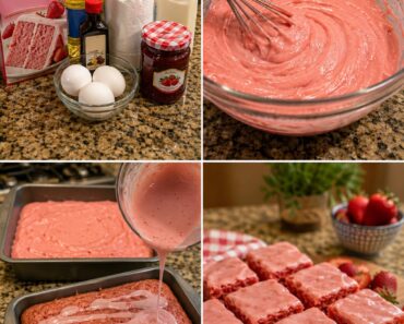 Strawberry Brownies Strawberry Brownies