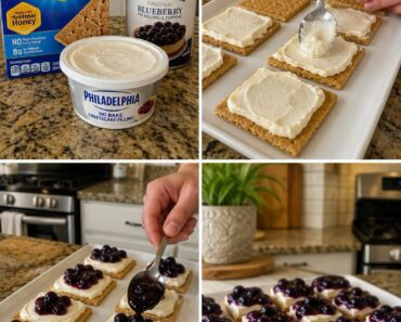 3-Ingredient Blueberry Cheesecake Bites 3-Ingredient Blueberry Cheesecake Bites