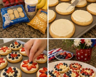 Patriotic Fruit Pizzas recipe Patriotic Fruit Pizzas recipe