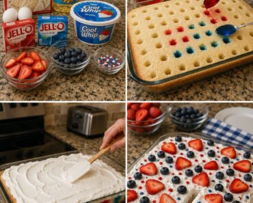 Patriotic Poke Cake recipe Patriotic Poke Cake recipe