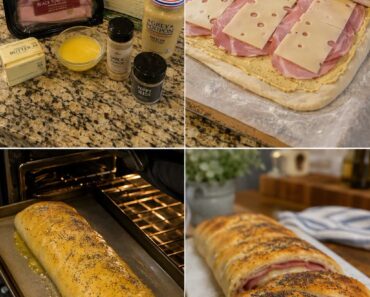 Ham Swiss Stromboli recipe Ham Swiss Stromboli recipe