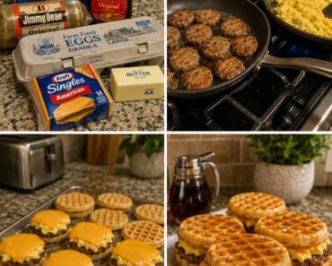 Sausage Egg Waffles Sausage Egg Waffles
